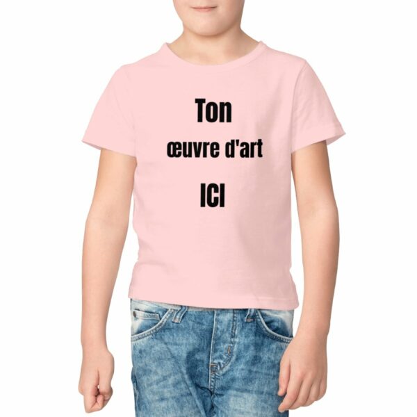 T-shirt personnalisé | enfant | Œuvre | 100 % coton bio