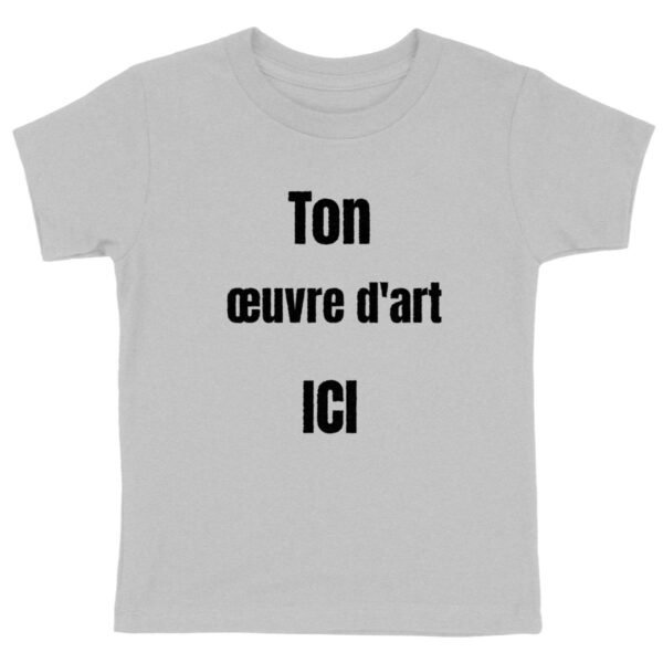 T-shirt personnalisé | Enfant | 100 % coton bio | ARTLINE – Image 6