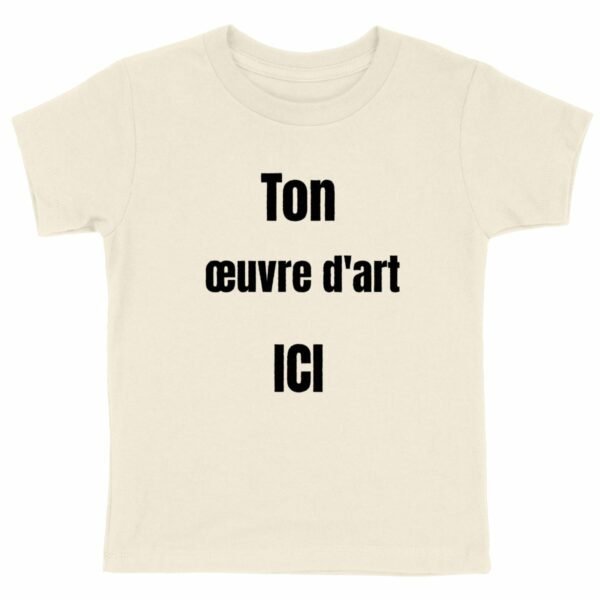 T-shirt personnalisé | Enfant | 100 % coton bio | ARTLINE – Image 5