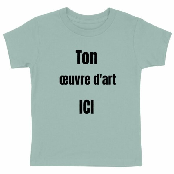 T-shirt personnalisé | Enfant | 100 % coton bio | ARTLINE – Image 4